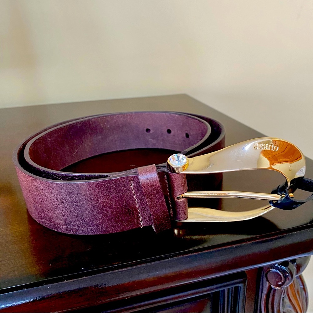 Guess Brown Leather Belt | M